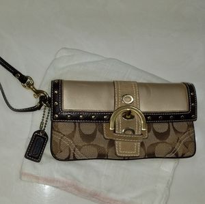 AUTHENTIC Coach Limited Edition Studded Wristlet